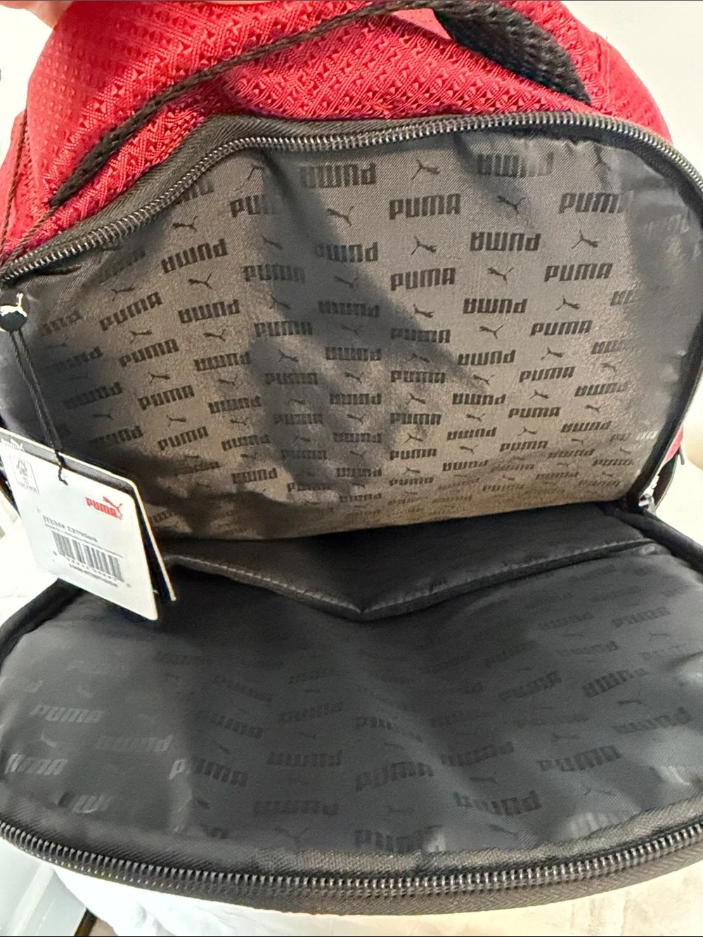 PUMA Red & Black Active Backpack